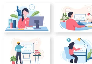 16 Architect or Engineer Illustration