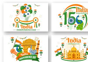 14 India Independence Day Illustration