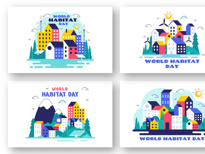 10 World Habitat Day Illustration