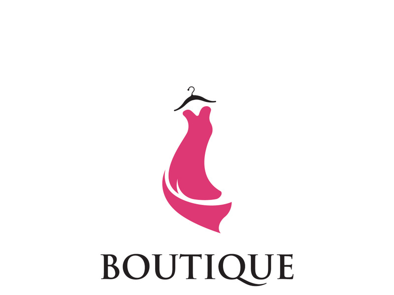 Women's clothing logo design.