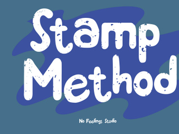 Stamp Method - Display Font preview picture