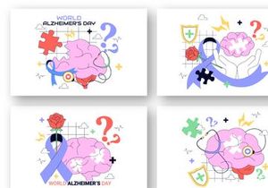 10 World Alzheimer's Day Illustration