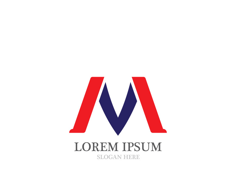 M Logo Template vector illustration design