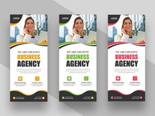 Marketing Agency Roll Up Standee Banner Ver-4