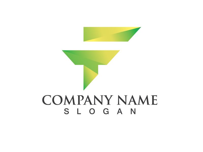 F Logo and symbol vector icon