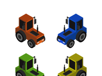 isometric tractor preview picture