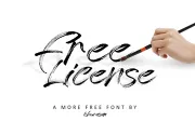 Free License Font - Free for commercial use