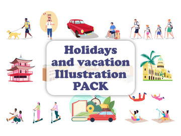 Holidays and vacation bundle preview picture