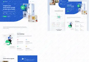 ShipShape - Smart Home Landing Page