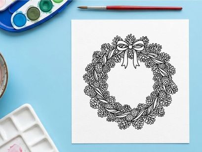Holiday celebration with festive decorations