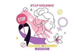 6 Stop Violence Against Women Illustration