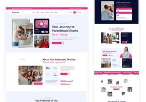 Fertilia - IVF & Fertility Clinic Figma Template