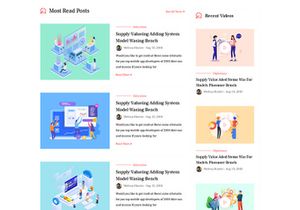 Gutenberg Blog PSD Template