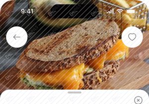 Food App concept design