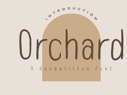 Orchard - Handwritten Fon