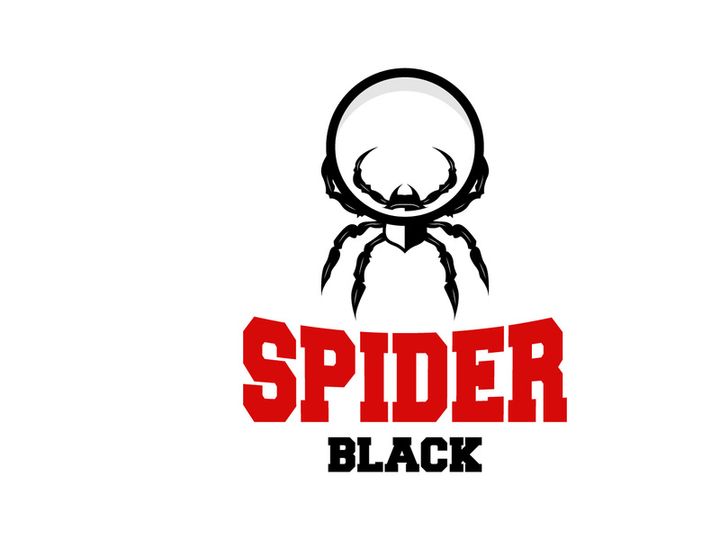 Spider Logo, Insect Animal Vector, Premium Vintage Design