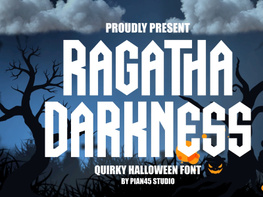 Ragatha Darkness - Quirky Halloween Font preview picture