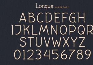 Longue - Rough Font