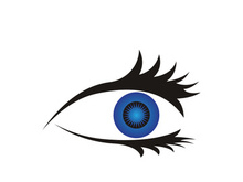 Branding Identity Corporate Eye Care vector logo design