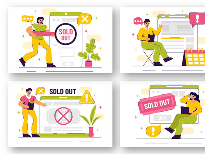 9 Sold Out Announcement Illustration