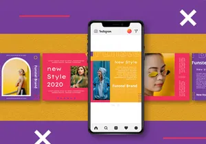 Funstel Puzzle Instagram Feed Template