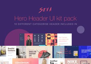 Seva header ui kit pack-1