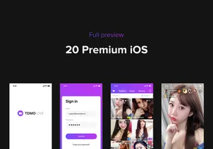 TOMO Video Streaming UI Kit
