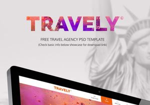 Travely Free PSD Template