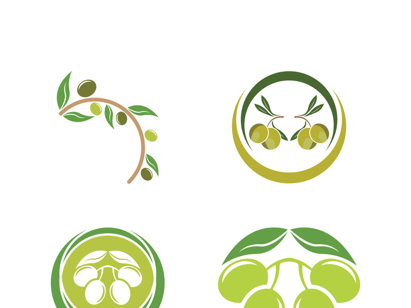 Extra virgin olive oil logo icon design vector illustration