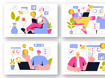 9 Freelancing and Gig Economy Illustration