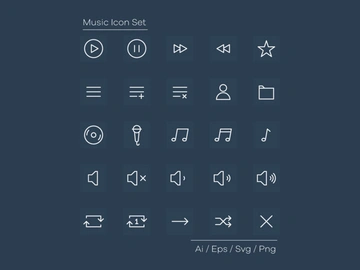 Music Icon Set preview picture