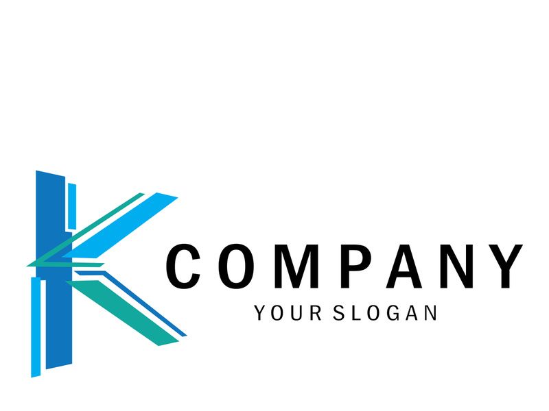 The letter K logo design is simple, elegant, modern, unique and luxurious. Logo for business cards, business, companies, fashion and brands, offices