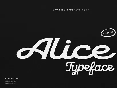 Alice Typeface - Perfectly Imperfect Font