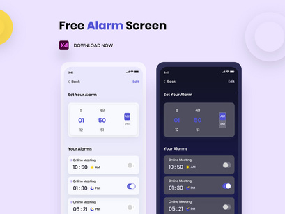 Free Alarm App Screen