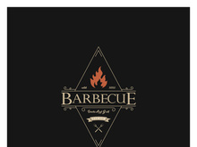 Simple Barbecue Vintage hot grill, with crossed flames and spatula. Logo for restaurant, badge, cafe and bar.vector