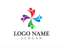 Community logo and symbol vector icon template