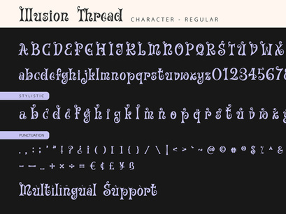 Illusion Thread - Display Font