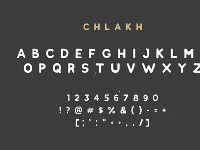 Chlakh Free Retro Typeface