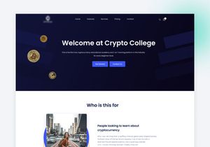 Cryptocurrency Education UI KIT