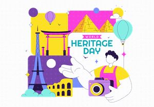 10 World Heritage Day Illustration