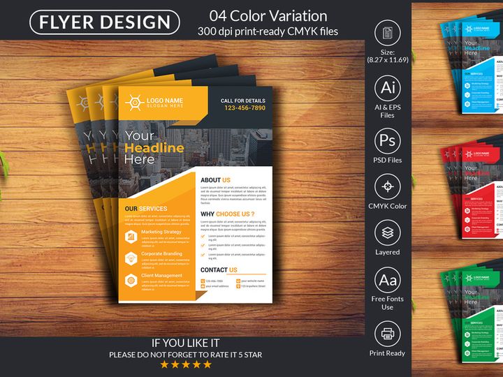Corporate Flyer Design Template