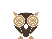 Owl logo icon design animal and simple business abstract vector