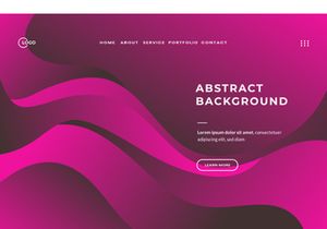 Vibrant Red Abstract Background Wave