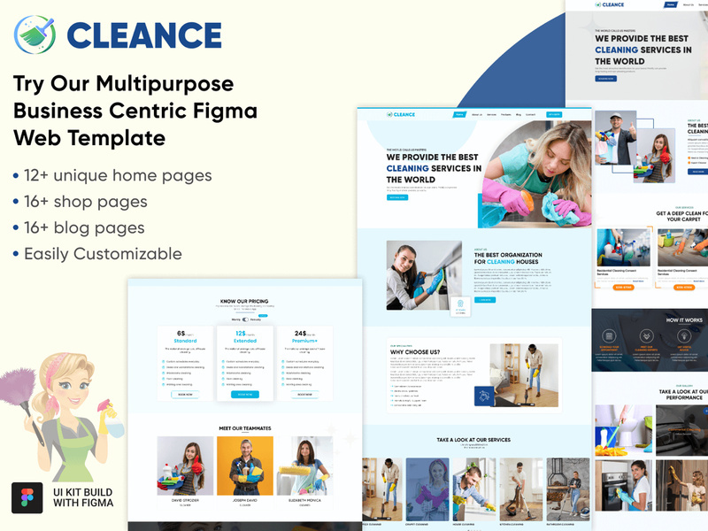 Cleance - Cleaning Services Provider Website Template