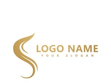 Hair logo  hair wave icon  vector template