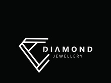 Diamond jewelry Logo, jewelry shop business identity, emblem, creative design