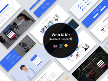 Web UI Kit Medical-01 preview picture