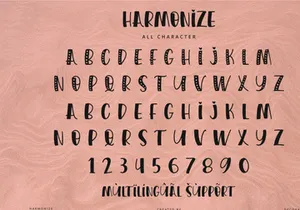 Harmonize - Display Font