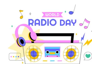 11 World Radio Day Illustration