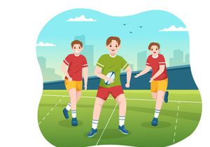 11 Rugby Player Illustration